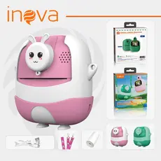 【Selfie】Inova Câmera Infantil com Impressão Instantânea Full Hd Virar camera fotografica infantil