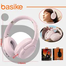 Basike fone sem fio bluetooth ANC headphone sem fio dobráveis A qualidade de som Bluetooth 4.3HiFi