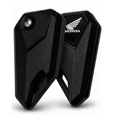 Chave Canivete Para Moto Honda Titan Fan 160 Xre Bross CB300 Start Sahara + Logo Preto