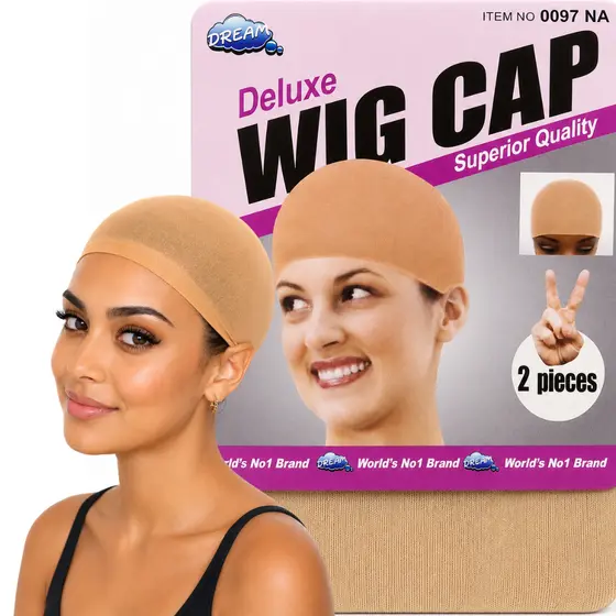 2 Unidades Touca Wig Cap Para Colocação De Peruca Front Ou Full Lace