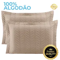 Porta Travesseiro 100% Algodão Capa de Travesseiro Matelado Com Zíper Debrum Macio Conforto Proteção