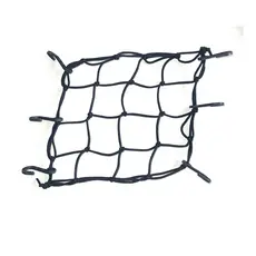 Rede Elástica Aranha Para Motos 35x35 Preta/ Vermelha/ Azul / Rosa / Cinza