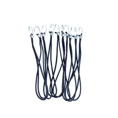 10 Extensor Elástico para Lona de Caminhão Preto 35cm