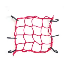 Rede Elástica Aranha Para Motos/ Bagageiro 35X35 Vermelha/ Azul/ Preta / Rosa / Cinza