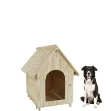 Casa Casinha Para Cães Madeira Pinus Desomtavel N°03