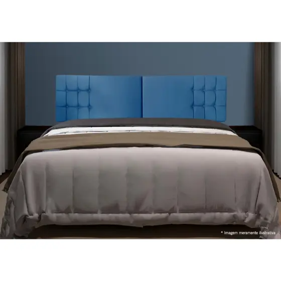 Cabeceira De Cama Box Jade Várias Cores Dobravel de Parede 2,00x55 cm