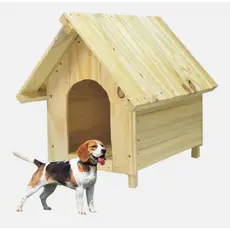 Casinha Para Cães De Madeira Pinus De Pequeno Porte  N°02 Alta Qualidade