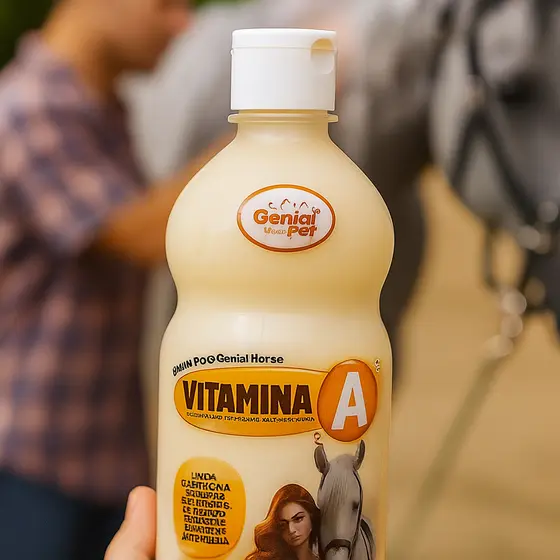 Shampoo para Cavalo Vitamina A Genial Pet 760ml – Tratamento Completo da Pelagem