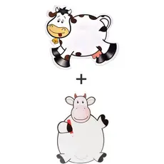 2 Imã Lousa Para Geladeira Lembretes/recados/anotações com Manta Magnética