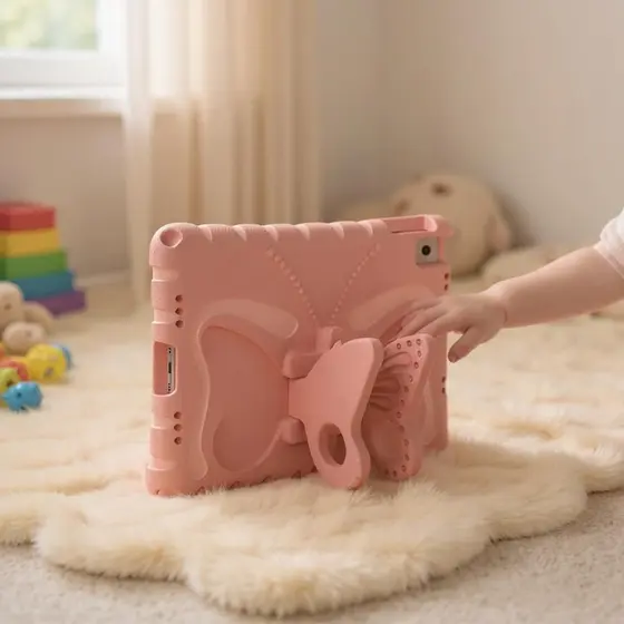 Capa Tablet Infantil Com Suporte Borboleta Redmi Pad SE 8.7"
