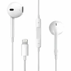 Fone de Ouvido Estereo Com Fio Branco Microfone Controle de Volume Iphone  TypeC