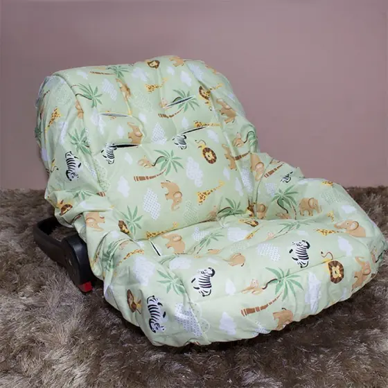 Capa Para Bebê Conforto Acolchoado Macio Menino e Menina 100% Algodão