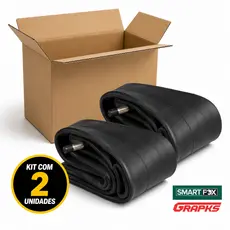 Kit 2 Câmara de Ar Aro 14 - 2 unidades - (80/100-14  / 300-14) Traseiro Moto Biz 100 110 125 e Pop