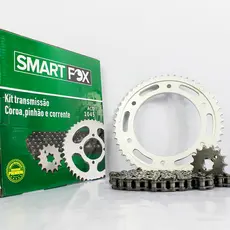 Kit Relação Transmissão Moto Bros 150 Anos 2003 a 2015 Original Smart Fox