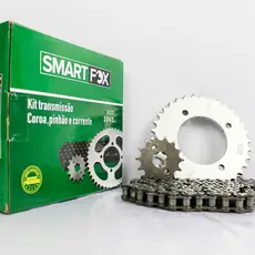 Kit Relação Transmissão Moto Biz 100 Anos 2013 a 2015 Smart Fox