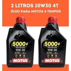 Óleo 10w-30 Motor 2 Litros Motul Semi-sintético 2 Unidade