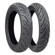Par Pneu +largo Moto Haojue,dk150,dk160, Suzuki Yes(todas) 90/90-18 E 100/90-18