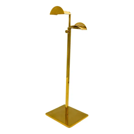 Expositor De Bolsa Duplo Luxo Dourado Prata
