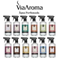 Agua Perfumada Aromatizador de Ambiente e Home Spray para Tecidos e Roupas Via Aroma