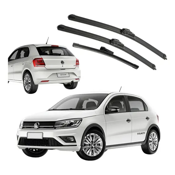 Kit 3 Palhetas Para Gol G7 2017 A 2022 Limpador Para Brisa