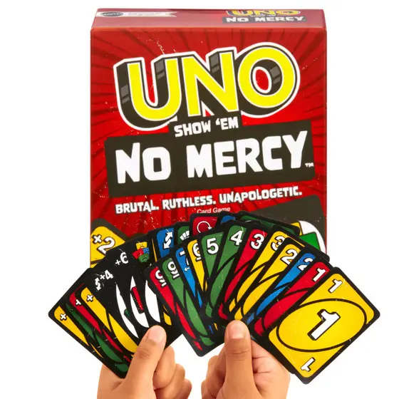 Jogo De Cartas Uno Show Inspiração No Mercy Vermelho E Marrom Brutal