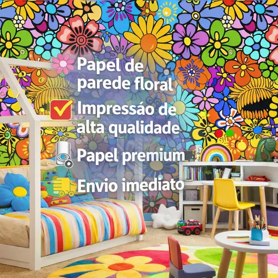✨ Papel de Parede Floral Premium – Vários Modelos – Envio Imediato 🚚