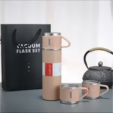 Caneca Garrafa Térmica Vacuum Bottle Inox Bebidas Fria ou Quente 500ml, Disponível em Várias Cores