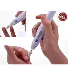 Lixadeira Unha Elétrica Profissional A Pilha Manicure Lixa