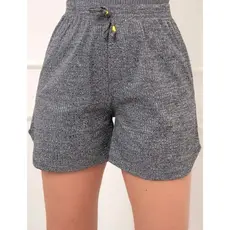 Short Canelado Com Elastano Tecido Mole Super Confortável