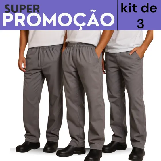KIT COM 3 CALÇAS DE BRIM PESADO – A ESCOLHA INTELIGENTE DE QUEM TRABALHA DURO