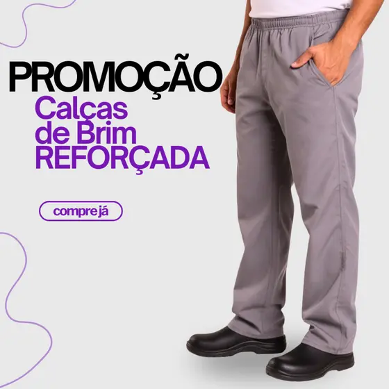 CALÇA DE BRIM PROFISSIONAL CAC – DURABILIDADE MÁXIMA • CONFORTO • TRABALHO PESADO