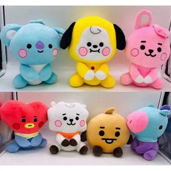 Bts Bangtan meninos pelúcia boneca chaveiro pelúcia MVQY