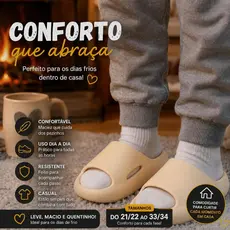 Chinelo Infantil Slide Menino Menina Nuvem Confortável 21/22ao33/34