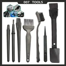Kit 7 Esd Escova De Limpeza Antiestática Ferramenta De Limpeza De Poeira De Computador