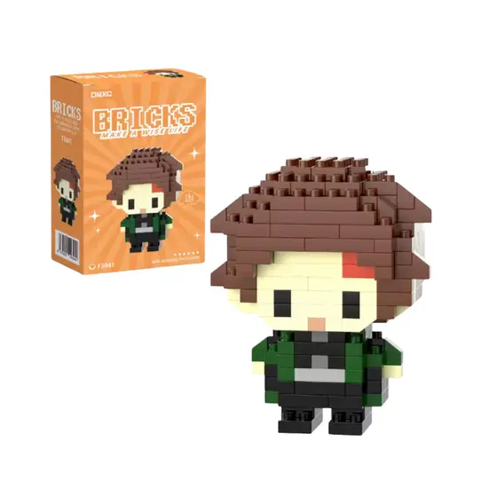 Mini Bloco de montar Demon Slayer Tanjiro 212 Peças - Bricks