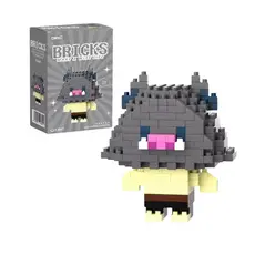 Mini Bloco De Montar Demon Slayer Inosuke 224 Peças Bricks