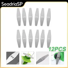 Kit 12 Peças Lâminas De Cortador De Grama Aparador De Bermas