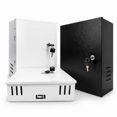 Caixa Metalica Vertical Organizadora Para DVR CFTV Intelbras/Hikvision