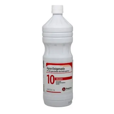 Água Oxigenada 10 Volumes Antisséptico Rioquímica 1 Litro