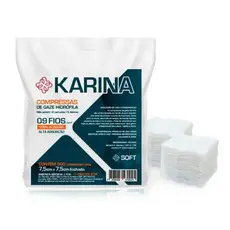 Compressa de Gaze 9 Fios com 500 Unidades Karina