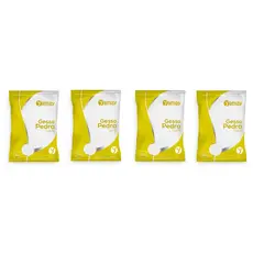 Kit 04 Gesso Pedra 3 Branco Yamay 1kg Odontológico Artesanal, Moldar,