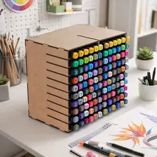 Porta Canetas Lapis Treco Nicho P/ 132 Organizador De Mesa
