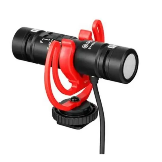 Microfone Condensador Boya, P2, Plug And Play - BY-MM1 Pro