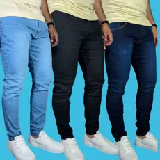 Kit  Calça Jeans Básicas Skinny com elastano original NF