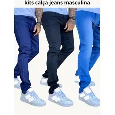 kit calça jeans masculina skinny original promoção direto da fabrica envio imediato