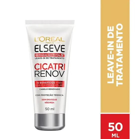 LEAVE-IN DE TRATAMENTO L'ORÉAL ELSEVE CICATRI RENOV 50ml