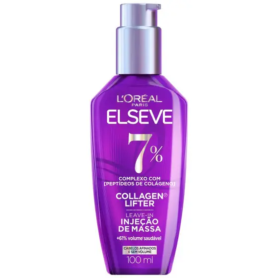 SÉRUM LEAVE-IN ELSEVE LOREAL COLÁGENO LIFTER  DE MASSA 100ML
