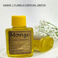 Limpa Semijoias Folheado Mágico Polimento Monzi Kit Original + Flanela Mágica 0800
