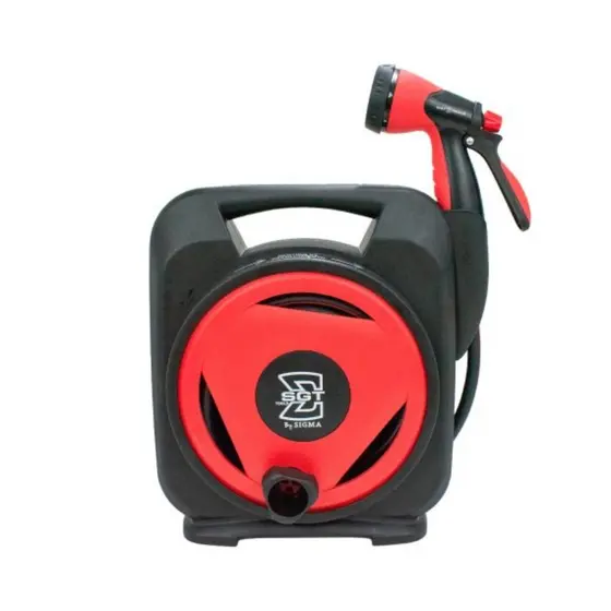 Mangueira Com Enrolador E Esguicho 12m SGT-9950 | Sigma Tools