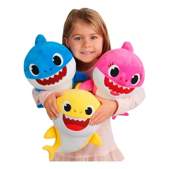 Pelúcias Baby Shark Tubarão 20cm Coleção Bebê Antialérgico